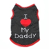 Dog Vest"es Sayings Love Minimalist Casual / Daily Dog Clothes Puppy Clothes Dog Outfits Black Purple Costume for Girl and Boy Dog Cotton XS S M L miniinthebox