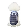 Dog Vest Stripes Casual / Daily Dog Clothes Dark Blue Light Blue Costume Cotton S M L XL XXL