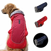 dog winter coat cozy waterproof windproof vest winter coat warm dog apparel cold weather dog jacket xs-3xl