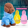 Dogs / Cats Jacket / Raincoat / Reflective Band Dog Clothes Solid Colored / Striped Red / Pink / Light Blue PU Leather Costume For Pets Unisex Waterproof / Windproof / Trendy miniinthebox