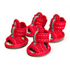 Dogs Boots / Shoes Sandal Mesh For Pets Cotton / Polyester Rubber Red / Summer