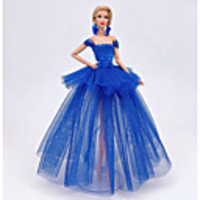 Doll accessories Doll Clothes Doll Dress Doll Outfit Wedding Dress Party / Evening Wedding Ball Gown Tulle Lace Polyester For 11.5 Inch Doll Handmade Toy for Girl