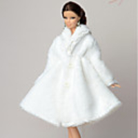 Doll accessories Doll Clothes Doll Dress Wedding Dress Party / Evening Casual Wedding Ball Gown Tulle Lace Polyester Polar Fleece For 11.5 Inch Doll Handmade Toy for Girl