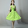 Doll accessories Doll Clothes Doll Dress Wedding Dress Party / Evening Dresses Wedding Ball Gown Floral Flower / Floral Floral Botanical Tulle Lace Cloth Cotton Cloth Non-woven Cotton For 11.5 Inch