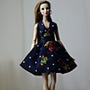 Doll accessories Doll Clothes Doll Dress Wedding Dress Party / Evening Dresses Wedding Ball Gown Floral Flower / Floral Floral Botanical Tulle Lace Cloth Cotton Cloth Non-woven Cotton For 11.5 Inch