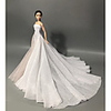 Doll accessories Doll Clothes Doll Dress Wedding Dress Party / Evening Dresses Wedding Ball Gown Lace Linen / Cotton Blend Satin / Tulle Tulle Lace Cotton Blend For 11.5 Inch Doll Handmade Toy for