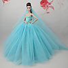 Doll accessories Doll Clothes Doll Dress Wedding Dress Party / Evening Dresses Wedding Ball Gown Tulle Lace Cotton Blend Silk / Cotton Blend For 11.5 Inch Doll Handmade Toy for Girl
