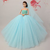 Doll accessories Doll Clothes Doll Dress Wedding Dress Party / Evening Dresses Wedding Ball Gown Tulle Lace Cotton Blend Silk / Cotton Blend For 11.5 Inch Doll Handmade Toy for Girl