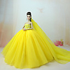 Doll accessories Doll Clothes Doll Dress Wedding Dress Party / Evening Dresses Wedding Ball Gown Tulle Lace Cotton Blend Silk / Cotton Blend For 11.5 Inch Doll Handmade Toy for Girl