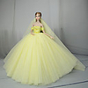Doll accessories Doll Clothes Doll Dress Wedding Dress Party / Evening Dresses Wedding Ball Gown Tulle Lace Cotton Blend Silk / Cotton Blend For 11.5 Inch Doll Handmade Toy for Girl