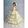 Doll accessories Doll Clothes Doll Dress Wedding Dress Party / Evening Wedding Ball Gown Satin / Tulle Tulle Lace Satin For 11.5 Inch Doll Handmade Toy for Girl