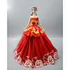 Doll accessories Doll Clothes Doll Dress Wedding Dress Party / Evening Wedding Ball Gown Tulle Lace Organza For 11.5 Inch Doll Handmade Toy for Girl