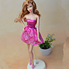 Doll Dress Dresses Fashion Textile Tulle Elastic Satin Poly / Cotton Lace Handmade Toy for Girl