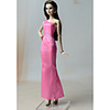 Doll Dress Dresses Fashion Textile Tulle Elastic Satin Poly / Cotton Lace Handmade Toy for Girl