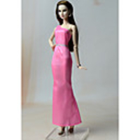 Doll Dress Dresses Fashion Textile Tulle Elastic Satin Poly / Cotton Lace Handmade Toy for Girl
