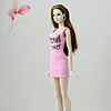 Doll Dress Dresses Fashion Tulle Elastic Satin Lace Cotton Cloth Cotton Blend Cotton / Polyester Blend Handmade Toy for Girl