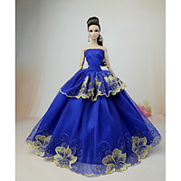 Doll Dress Party / Evening For Barbiedoll Lace Organza Dress For Girl