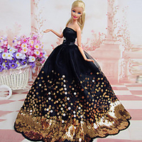 Doll Dress Party / Evening For Barbiedoll Polyester Dress For Girl