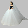 Doll Dress Wedding For Barbiedoll Organza Dress For Girl