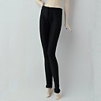 Doll Pants Pants For Barbiedoll Black Synthetic Yarn Poly / Cotton Stretch Satin Pants For Girl