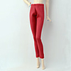 Doll Pants Pants For Barbiedoll Red Synthetic Yarn Poly / Cotton Stretch Satin Pants For Girl