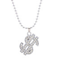 Dollar Symblo Alloy Necklace