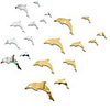 Dolphin / Animal Wall Stickers,  Acrylic Home Decoration Wall Decal Wall Decoration 1pc