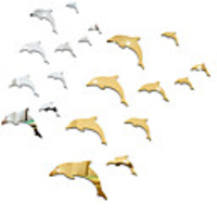 Dolphin / Animal Wall Stickers,  Acrylic Home Decoration Wall Decal Wall Decoration 1pc