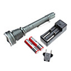 DONGRUI 923 5-Mode Cree XM-L T6 LED Flashlight Set (10W,  1000LM,  2x18650)