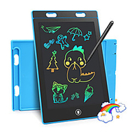 Doodle Board Drawing Flip Board Writing and Learning Scribble Board Plastic LCD Colorful Draw With Light Fun Kid