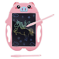 Doodle Board Drawing Flip Board Writing and Learning Scribble Board Plastic LCD Colorful Draw With Light Fun Kid