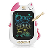 Doodle Board Drawing Flip Board Writing and Learning Scribble Board Plastic LCD Colorful Draw With Light Fun Kid