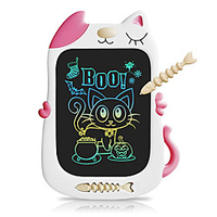 Doodle Board Drawing Flip Board Writing and Learning Scribble Board Plastic LCD Colorful Draw With Light Fun Kid