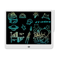 Doodle Board Drawing Flip Board Writing and Learning Scribble Board Plastic LCD Colorful Draw With Light Fun Kid