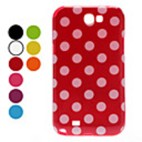 Dot Pattern Soft Case for Samsung Galaxy Note 2 N7100 (Assorted Colors)