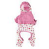 Dot Pattern Style Raincoat for Dogs (XS-XL,  Pink)