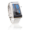 Double 8 Arreyed Blue LED Unisex Wrist Watch