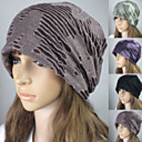 Double Break Fashion Scarf Variety Magic Magic Scarf Gradient Hole - Random Color