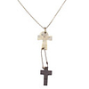 Double Cross Hope Vintage Necklace