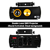 Double Laser DMX Projector (Sound Activated,  Cloud Background)