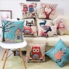 Double Side Cushion Cover 1PC Linen Soft Decorative Square Throw Pillow Cover Cushion Case Pillowcase for Sofa Bedroom Superior Quality Machine Washable miniinthebox