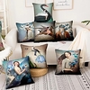Double Side Cushion Cover 1PC Linen Soft Decorative Square Throw Pillow Cover Cushion Case Pillowcase for Sofa Bedroom Superior Quality Machine Washable miniinthebox