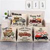 Double Side Cushion Cover 1PC Linen Soft Decorative Square Throw Pillow Cover Cushion Case Pillowcase for Sofa Bedroom Superior Quality Machine Washable miniinthebox