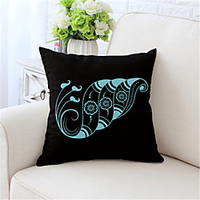 Double Side Cushion Cover 1PC Linen Soft Decorative Square Throw Pillow Cover Cushion Case Pillowcase for Sofa Bedroom Superior Quality Machine Washable miniinthebox