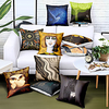 Double Side Cushion Cover 1PC Linen Soft Decorative Square Throw Pillow Cover Cushion Case Pillowcase for Sofa Bedroom Superior Quality Machine Washable miniinthebox
