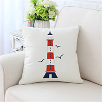 Double Side Cushion Cover 1PC Linen Soft Decorative Square Throw Pillow Cover Cushion Case Pillowcase for Sofa Bedroom Superior Quality Machine Washable miniinthebox