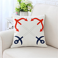 Double Side Cushion Cover 1PC Linen Soft Decorative Square Throw Pillow Cover Cushion Case Pillowcase for Sofa Bedroom Superior Quality Machine Washable miniinthebox