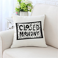 Double Side Cushion Cover 1PC Linen Soft Decorative Square Throw Pillow Cover Cushion Case Pillowcase for Sofa Bedroom Superior Quality Machine Washable miniinthebox