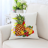 Double Side Cushion Cover 1PC Linen Soft Decorative Square Throw Pillow Cover Cushion Case Pillowcase for Sofa Bedroom Superior Quality Machine Washable miniinthebox