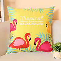 Double Side Cushion Cover 1PC Linen Soft Decorative Square Throw Pillow Cover Cushion Case Pillowcase for Sofa Bedroom Superior Quality Machine Washable miniinthebox